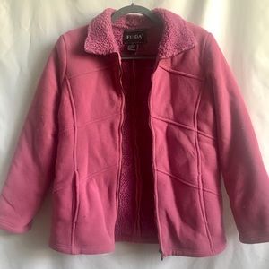 Dusty pink zip up jacket